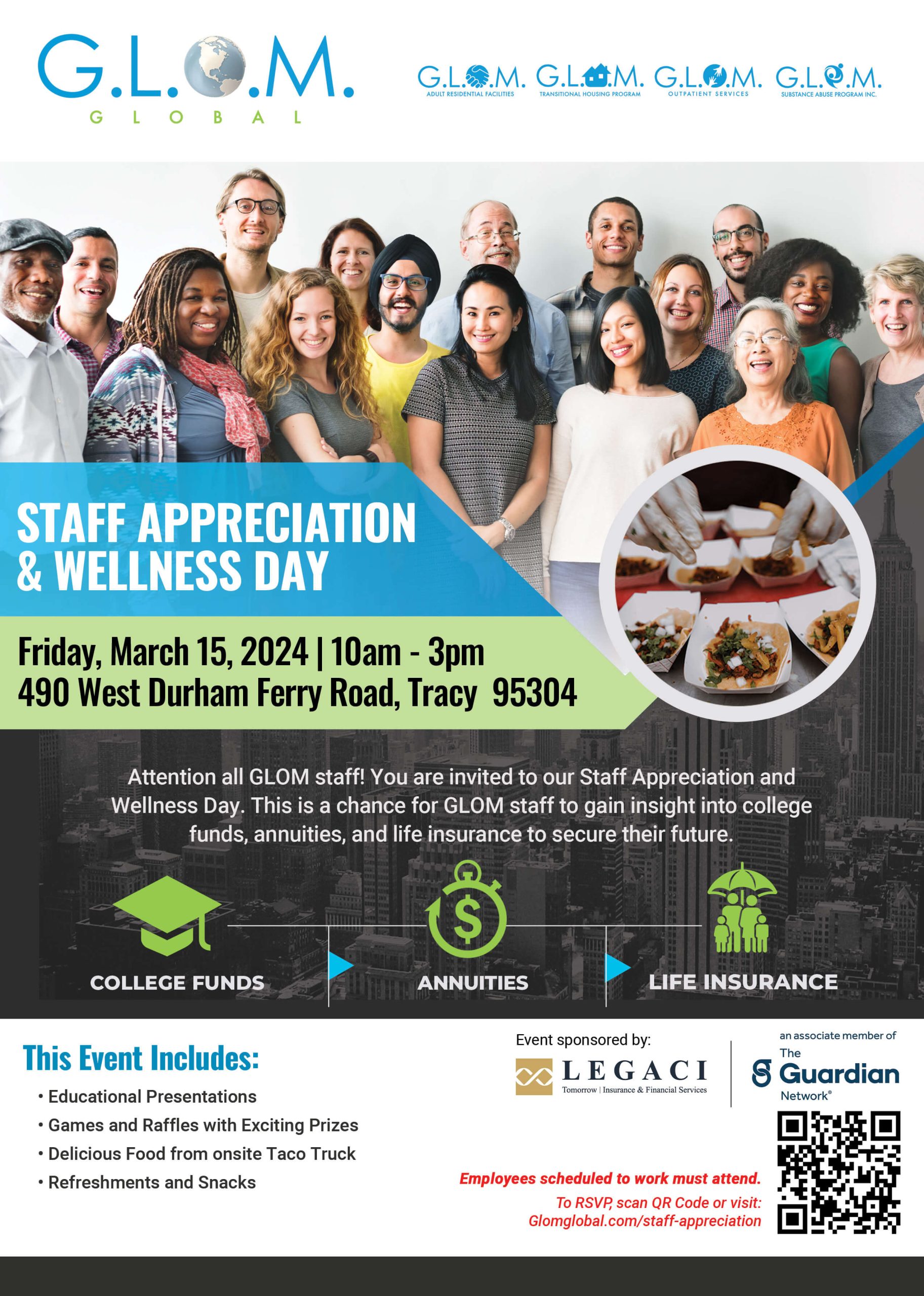 Staff Appreciation Day G L O M